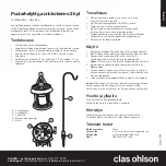 Preview for 4 page of Clas Ohlson 36-4520 Manual