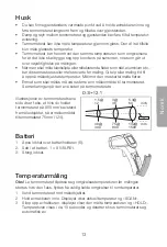 Предварительный просмотр 13 страницы Clas Ohlson 36-6892 Manual