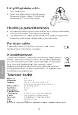 Предварительный просмотр 18 страницы Clas Ohlson 36-6892 Manual