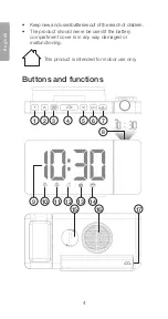 Preview for 4 page of Clas Ohlson 36-7726 Manual