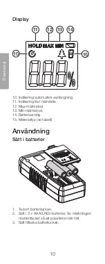 Предварительный просмотр 10 страницы Clas Ohlson 36-7744 Manual