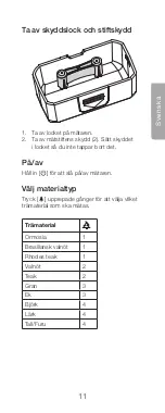 Предварительный просмотр 11 страницы Clas Ohlson 36-7744 Manual