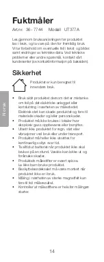 Предварительный просмотр 14 страницы Clas Ohlson 36-7744 Manual