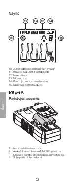 Предварительный просмотр 22 страницы Clas Ohlson 36-7744 Manual