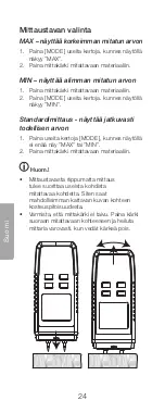 Предварительный просмотр 24 страницы Clas Ohlson 36-7744 Manual