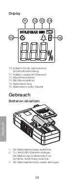 Предварительный просмотр 28 страницы Clas Ohlson 36-7744 Manual