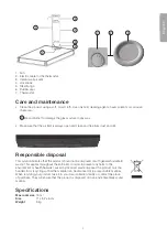 Предварительный просмотр 5 страницы Clas Ohlson 36-8127 Manual