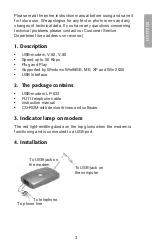 Предварительный просмотр 3 страницы Clas Ohlson 38-1585 Instruction Manual