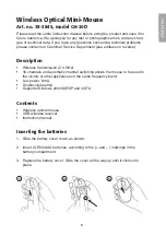 Предварительный просмотр 3 страницы Clas Ohlson 38-2845 Instruction Manual