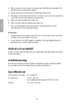 Preview for 10 page of Clas Ohlson 38-3427 Instruction Manual