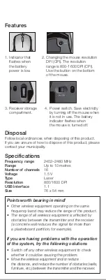 Preview for 2 page of Clas Ohlson 38-3644 User Manual