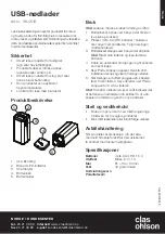 Preview for 3 page of Clas Ohlson 38-4518 Manual