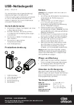 Preview for 5 page of Clas Ohlson 38-4518 Manual