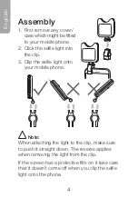 Предварительный просмотр 4 страницы Clas Ohlson 38-8626 Instruction Manual