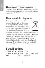 Предварительный просмотр 6 страницы Clas Ohlson 38-8626 Instruction Manual