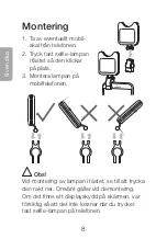 Предварительный просмотр 8 страницы Clas Ohlson 38-8626 Instruction Manual