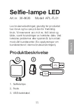 Предварительный просмотр 11 страницы Clas Ohlson 38-8626 Instruction Manual