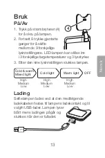 Предварительный просмотр 13 страницы Clas Ohlson 38-8626 Instruction Manual