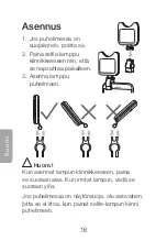 Предварительный просмотр 16 страницы Clas Ohlson 38-8626 Instruction Manual