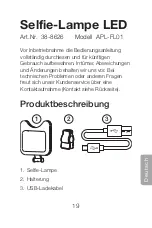 Предварительный просмотр 19 страницы Clas Ohlson 38-8626 Instruction Manual