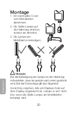 Предварительный просмотр 20 страницы Clas Ohlson 38-8626 Instruction Manual