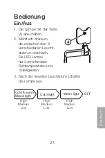 Предварительный просмотр 21 страницы Clas Ohlson 38-8626 Instruction Manual