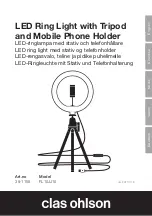 Clas Ohlson 39-1158 Instruction Manual preview