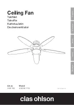 Предварительный просмотр 1 страницы Clas Ohlson 4057401112 Instruction Manual