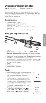 Preview for 9 page of Clas Ohlson 44-2347 Instruction Manual