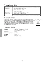 Preview for 22 page of Clas Ohlson 44-3342 Manual