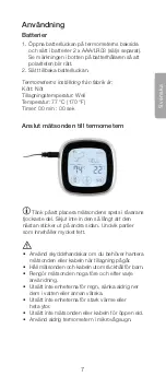 Предварительный просмотр 7 страницы Clas Ohlson 44-4262 Manual