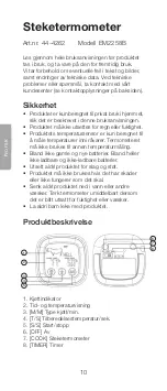 Предварительный просмотр 10 страницы Clas Ohlson 44-4262 Manual