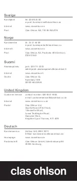 Предварительный просмотр 24 страницы Clas Ohlson 44-4262 Manual