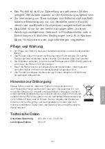 Preview for 25 page of Clas Ohlson 44-4502 Instruction Manual