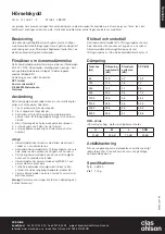 Предварительный просмотр 2 страницы Clas Ohlson 48813X Instruction Manual