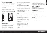 Предварительный просмотр 2 страницы Clas Ohlson 50027 Operating Instructions Manual