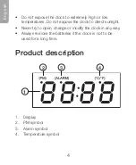 Preview for 4 page of Clas Ohlson 922263 Instruction Manual