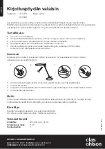 Предварительный просмотр 4 страницы Clas Ohlson Altis Manual