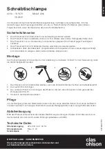 Preview for 5 page of Clas Ohlson Altis Manual