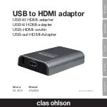 Предварительный просмотр 1 страницы Clas Ohlson AN2820 Manual