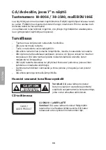 Предварительный просмотр 36 страницы Clas Ohlson BDU186E Manual