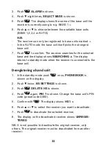 Preview for 32 page of Clas Ohlson BINATONE BB 3200 User Manual