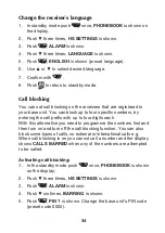 Preview for 34 page of Clas Ohlson BINATONE BB 3200 User Manual