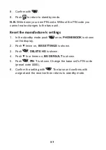 Preview for 37 page of Clas Ohlson BINATONE BB 3200 User Manual