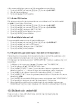 Preview for 29 page of Clas Ohlson Binatone BB3805 Instruction Manual