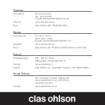 Предварительный просмотр 24 страницы Clas Ohlson BL-8169 User Manual