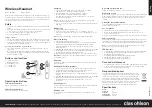 Предварительный просмотр 1 страницы Clas Ohlson BL-V2 Manual