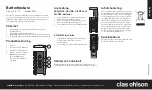 Предварительный просмотр 2 страницы Clas Ohlson BT22 Manual