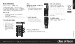 Предварительный просмотр 3 страницы Clas Ohlson BT22 Manual