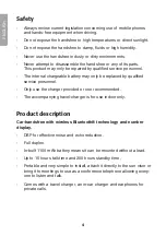 Preview for 4 page of Clas Ohlson BTHF009D User Manual